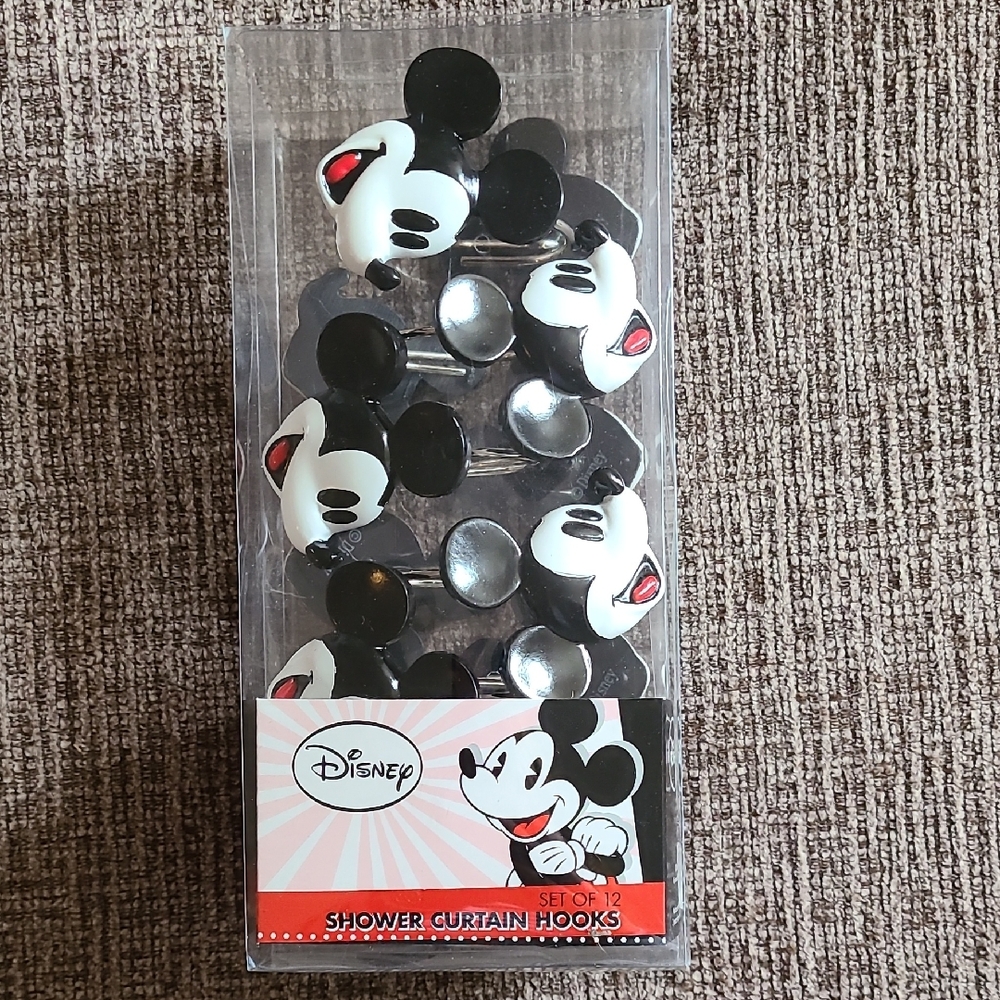 Mickey Mouse Shower Curtain Hooks